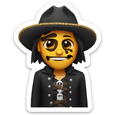 Caveira de fogo  sticker