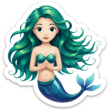 mermaid sticker
