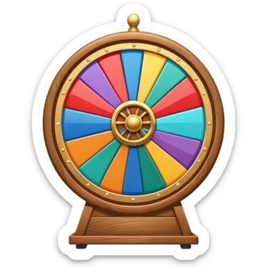 wheel of fortune sticker