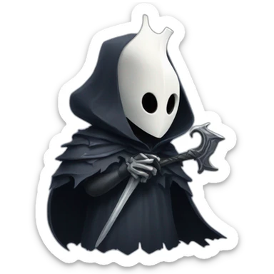 grim hollow knight sticker
