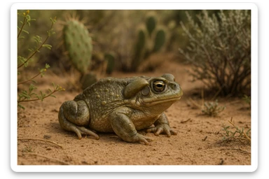 Sonoran toad sticker