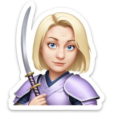 Gentle Samurai sticker