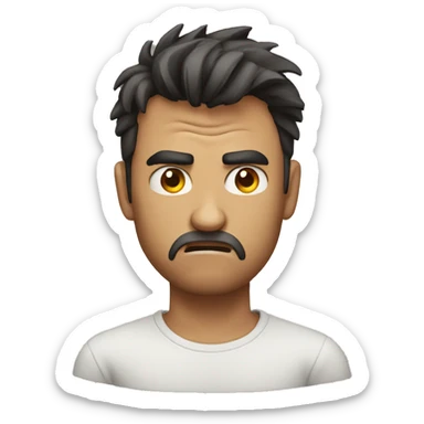 angry boyfriend  sticker