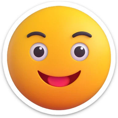 colorful 3D circular emoji with the word 'cringe' in the center in a modern font sticker