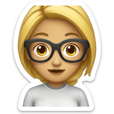 Tech company girl sticker