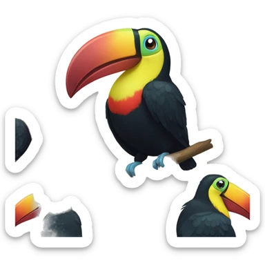 keel billed toucan sticker