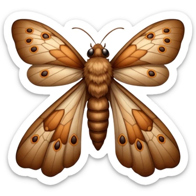 Moth arms  sticker