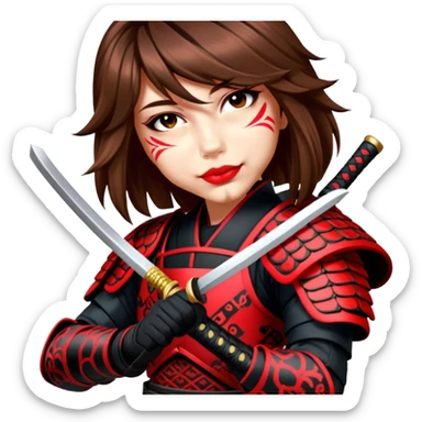 Daring Samurai sticker