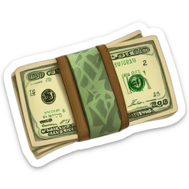 Louis Vuitton money sticker