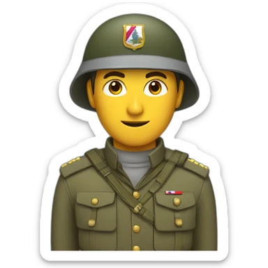 Chilean soldier sticker