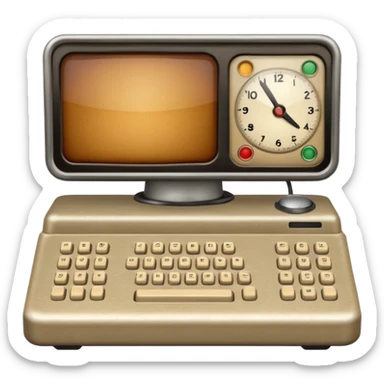 1940s computer sticker