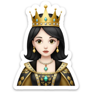 queen of spade sticker