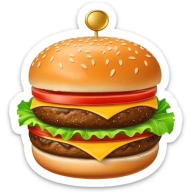 fast food sticker