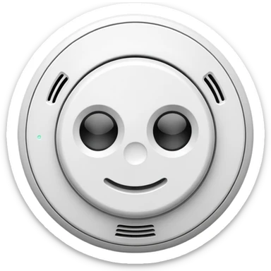 Smoke detector sticker