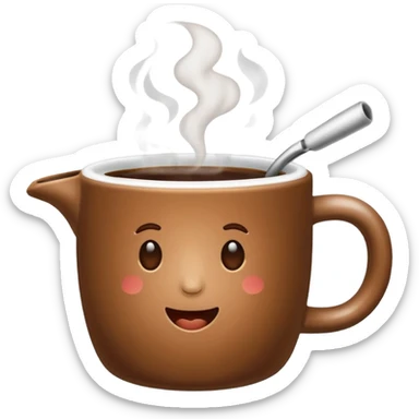 Make a coffee emoji sticker