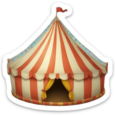 tente de cirque sticker