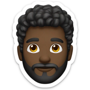 Joven de 27 años, pelo negro corto, barba negra, y un chaleco tactico sticker