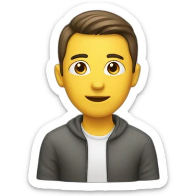 attentive listener sticker