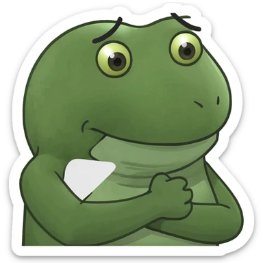 Emoji crossing it’s Arms sticker