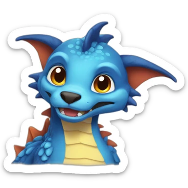 Dragon fursona sticker