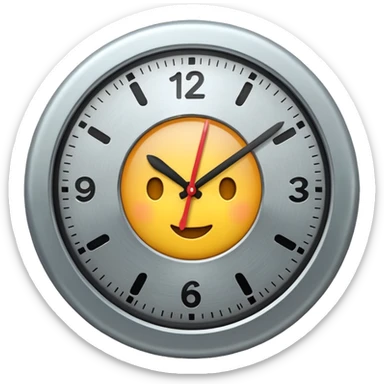 Clock it emoji  sticker