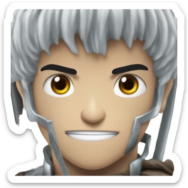 Berserk anime Guts character sticker