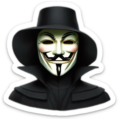 v for vendetta sticker