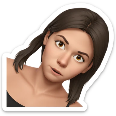 lonely boy portrait sticker