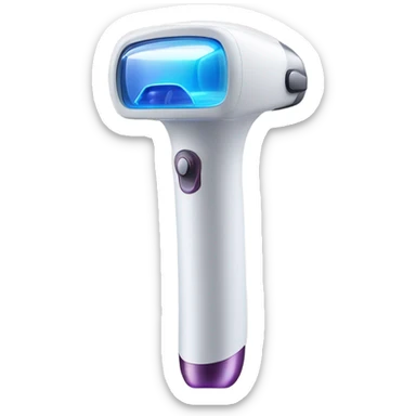 laser hair removal treatment sticker