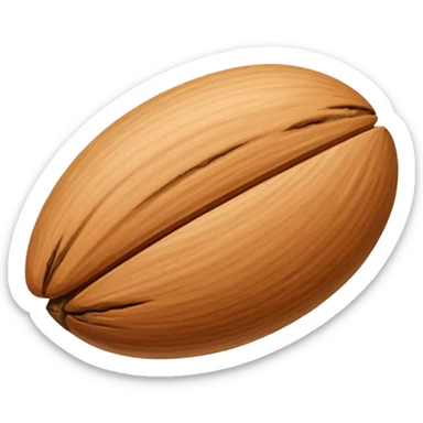 Almond realistic  sticker