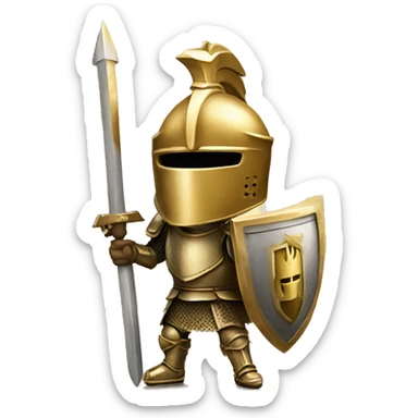 Golden Knight victory celebration  sticker