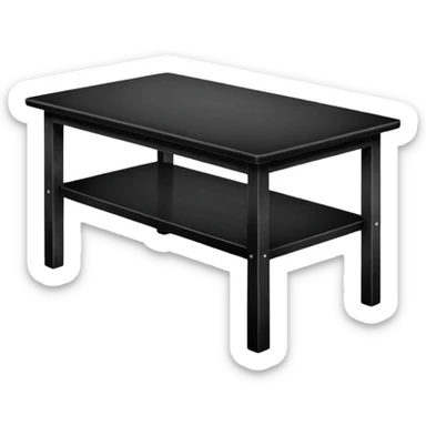 TABLE black sticker