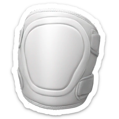 Kneepads in white sticker