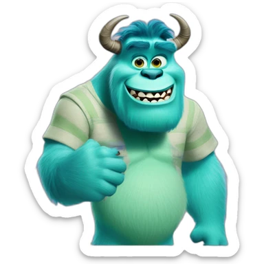 monsters inc sulley sticker