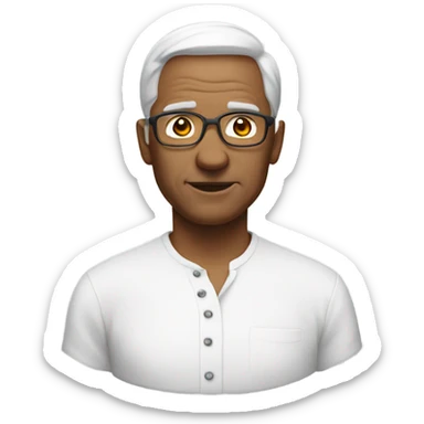 wisdom in a white shirt older sticker