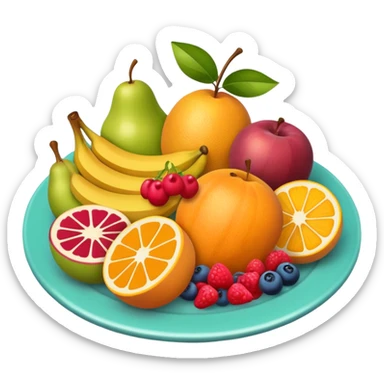 Fruit Plate sticker