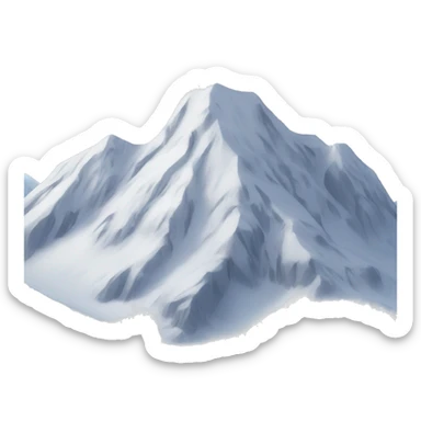 Mountain with Snow  sticker