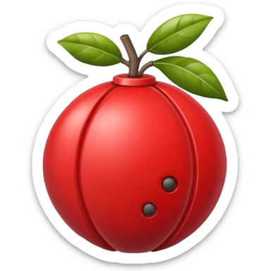 i want to create an emoji of grenade fruit sticker