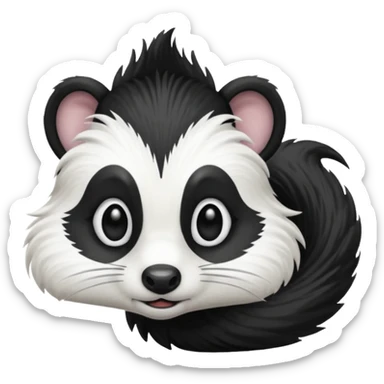 SKUNK WITH SIDE EYE sticker