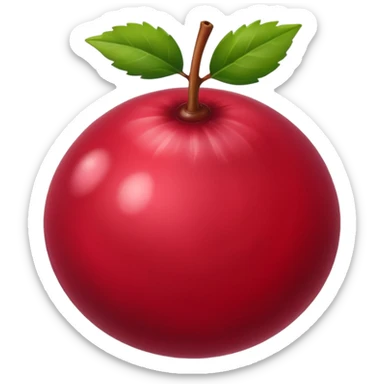 cranberry sticker