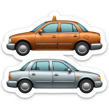 crappy sedan from the side sticker