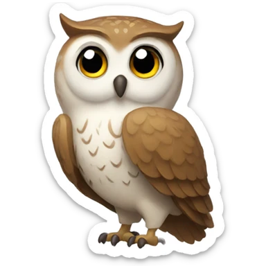 Owl sticker