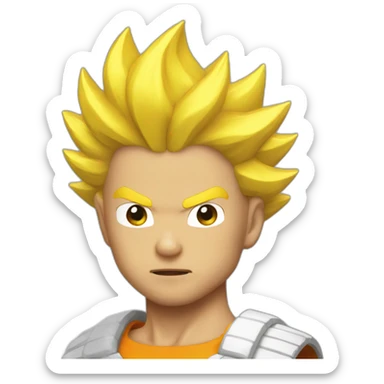 super sayan sticker