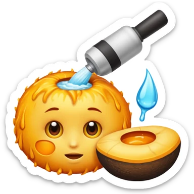 dermatoscópio olhando pele sticker