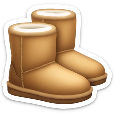 Uggs slippers aesthetic sticker