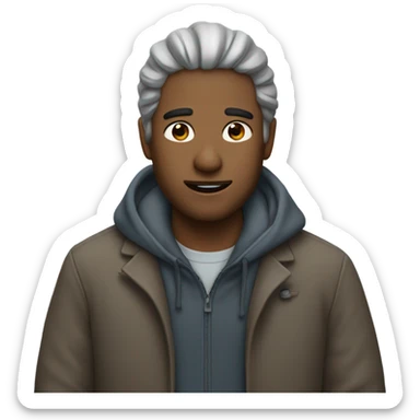 Busy cold day sticker