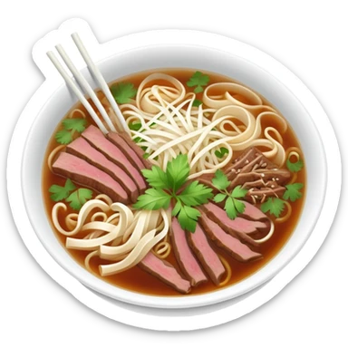 beef pho  sticker