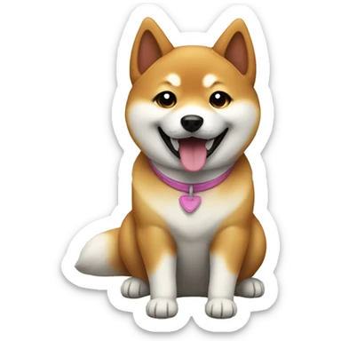 Happy Shibainu  sticker