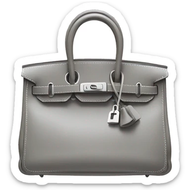 grey hermes birkin bag sticker
