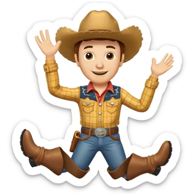Woody saludando sticker
